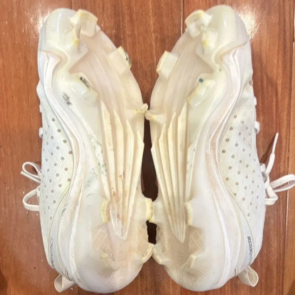 adidas White/Blue/Green Men's Baseball Cleats Medium (D) size 7